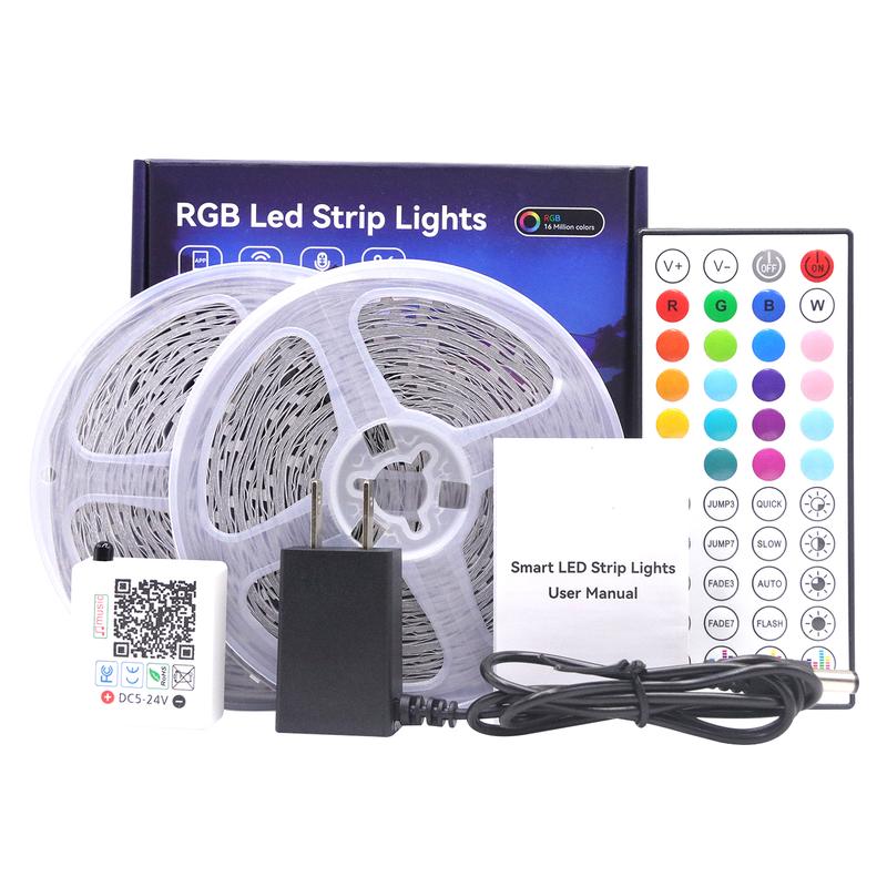 Illuminate Your World with 100FT Smart RGB LED Light Strips! π Music Sync, App & Remote Control - Perfect for Any Vibe! π‘β¨